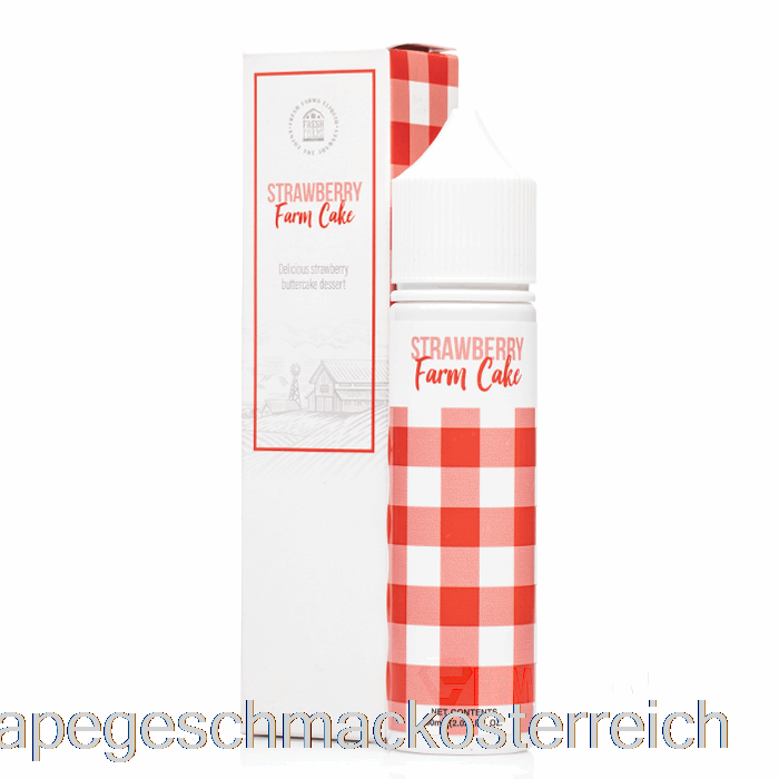 Erdbeer-Bauernkuchen – Frische Bauernhöfe – 60 Ml, 0 Mg Vape-Geschmack